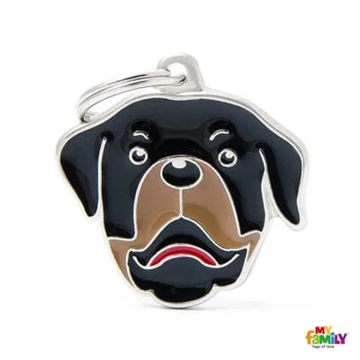 Rottweiler Dog Name Tag