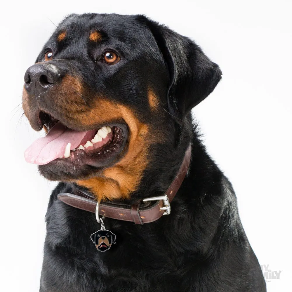 Rottweiler Dog Name Tag