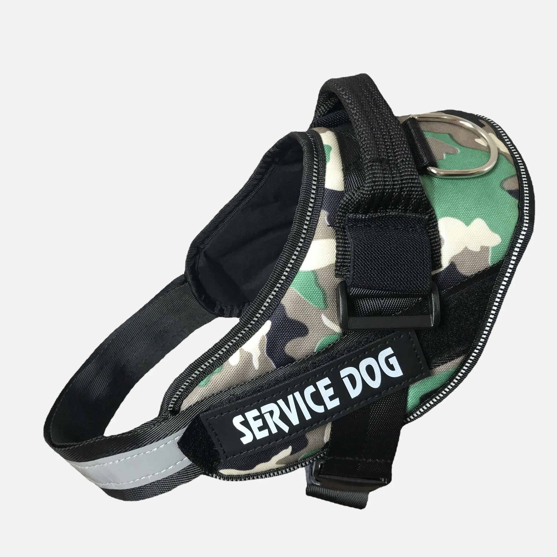 Service Dog Customizable & Adjustable Reflective Pet Harness