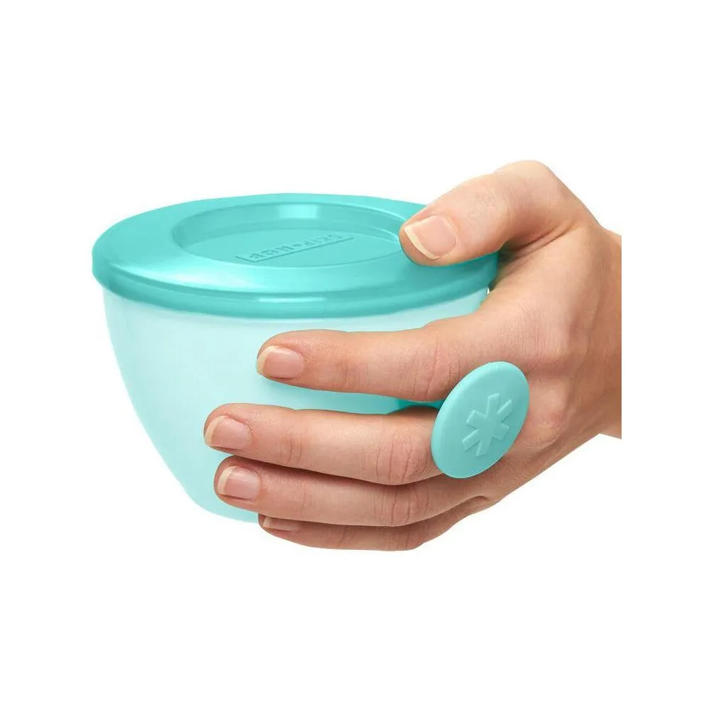 Skip Hop Easy-Grab Bowls-Grey/Soft Teal