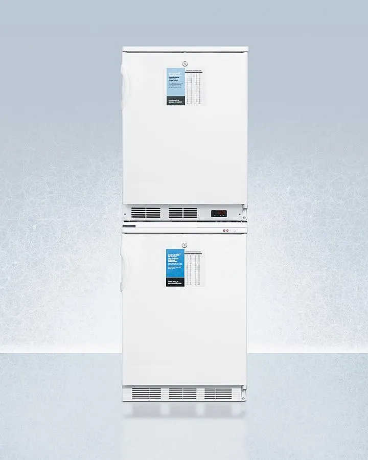 Summit FF7LWVT65MLSTACKPRO 24" Wide All-refrigerator/all-freezer Combination