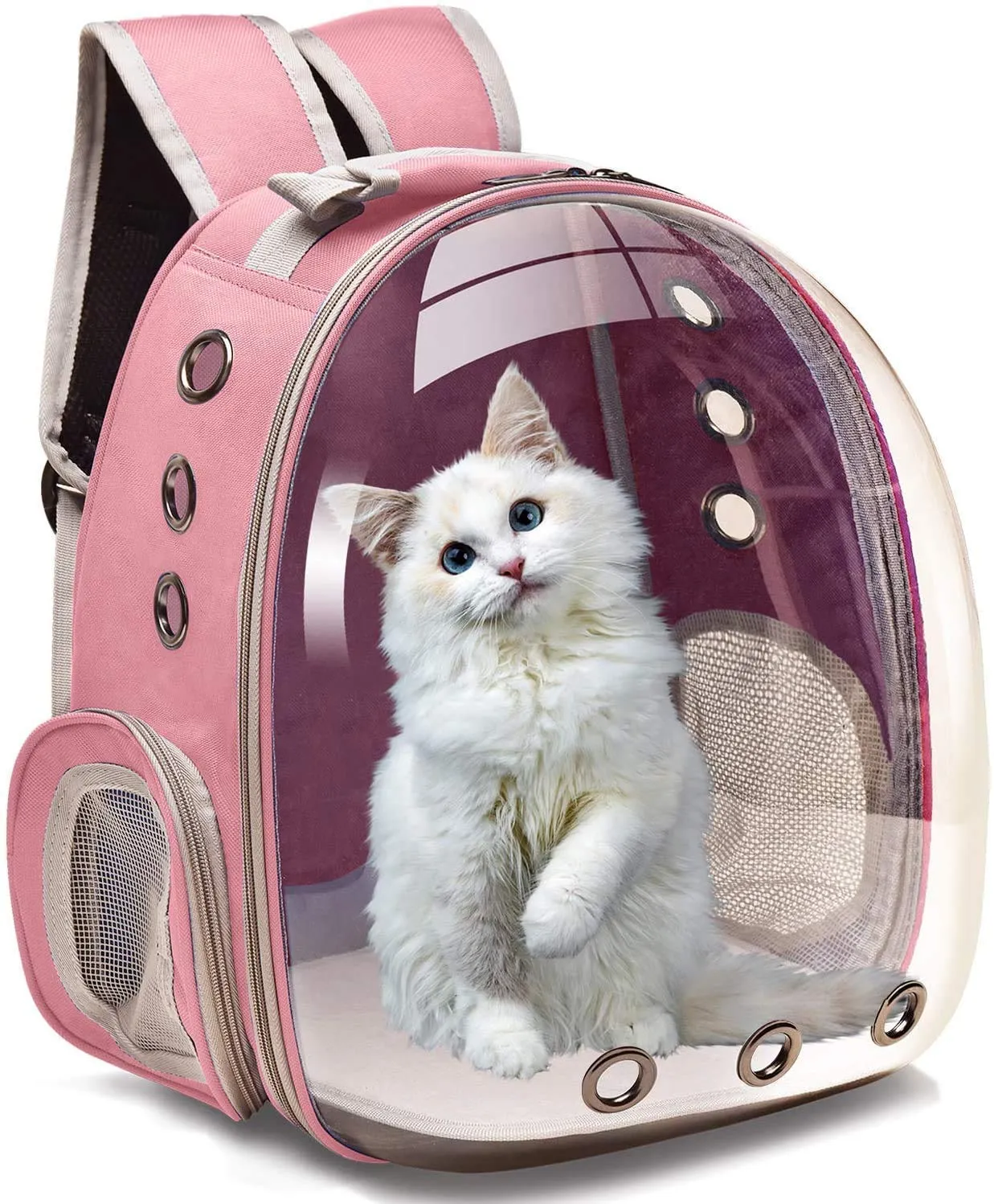 Transparent Capsule Breathable Backpack for Puppies & Cats