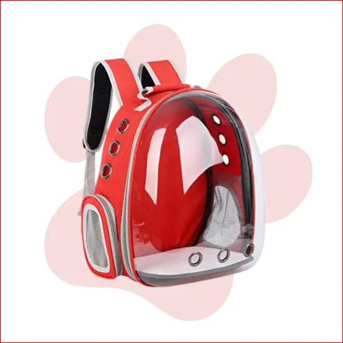 Transparent Capsule Breathable Backpack for Puppies & Cats